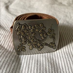 Gap Belt with floral buckle